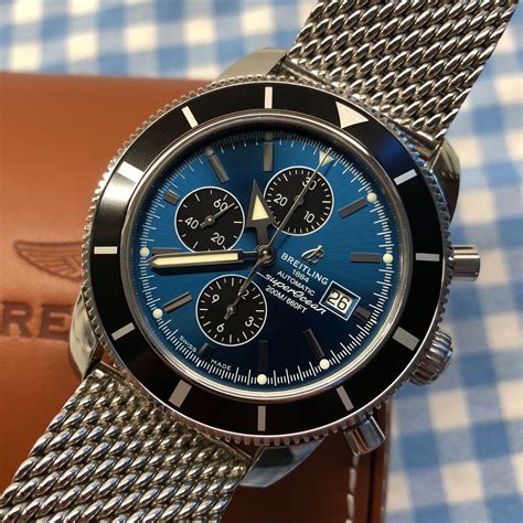 breitling heritage blue